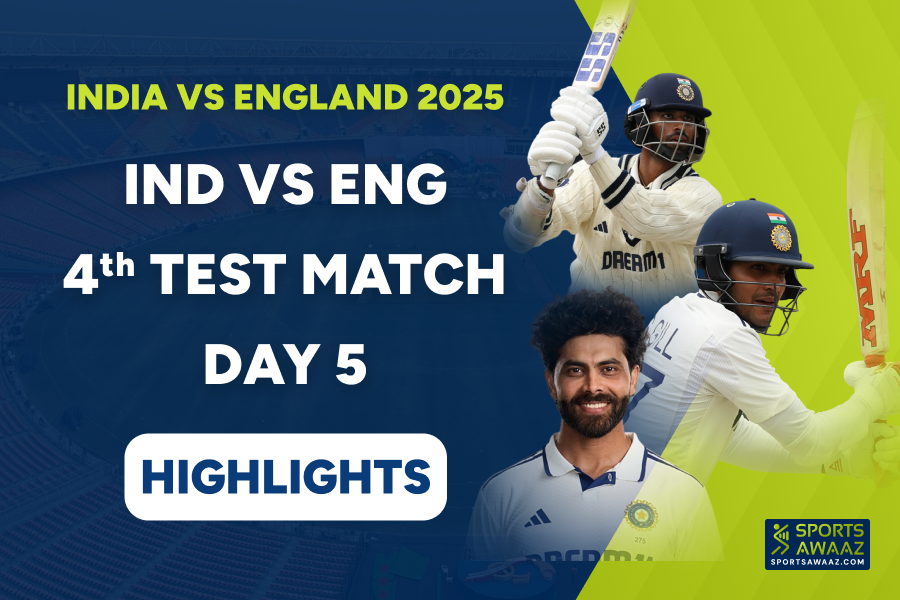 You are currently viewing India vs England 4th Test Match Day 5 : Three Centurions, One Escape: Gill, Jadeja aur Sundar ne kiya Draw Match